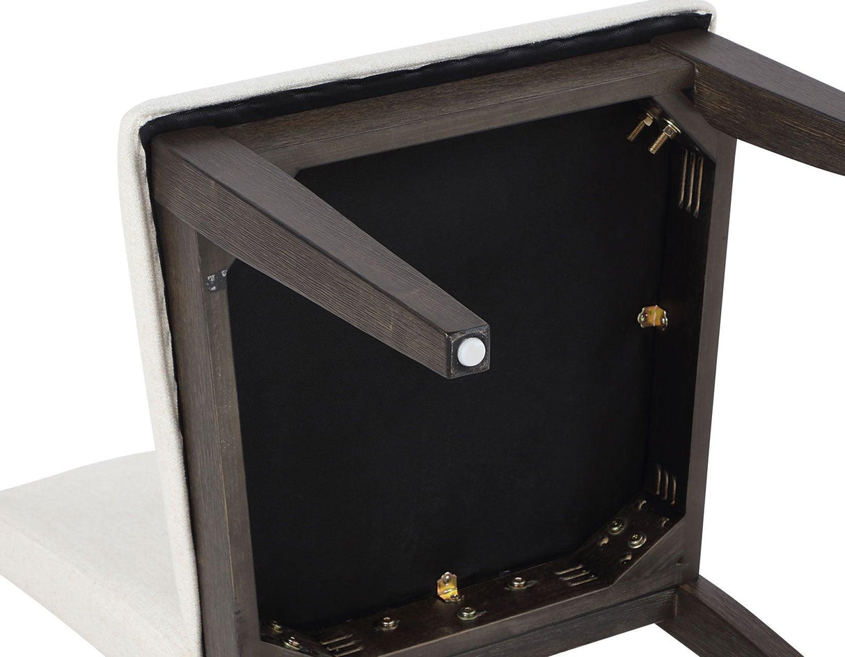 Evan Linen-look Side Chair by Steve Silver at Eve Furniture