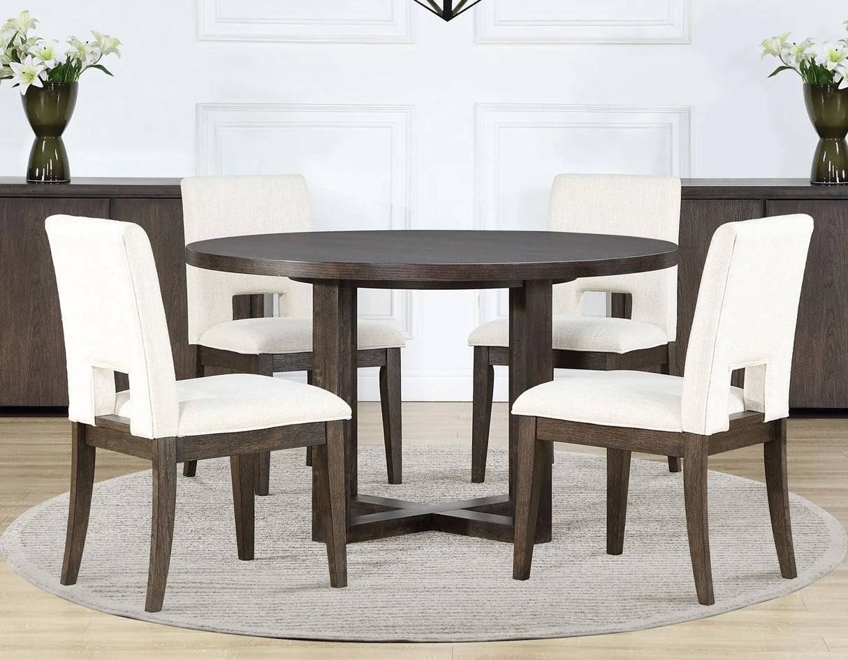 Evan Linen-look Side Chair by Steve Silver at Eve Furniture