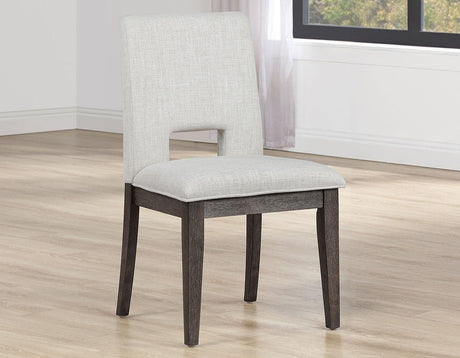 Evan Linen-look Side Chair by Steve Silver at Eve Furniture