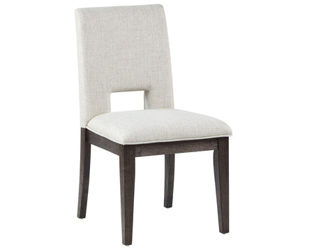 Evan Linen-look Side Chair by Steve Silver at Eve Furniture