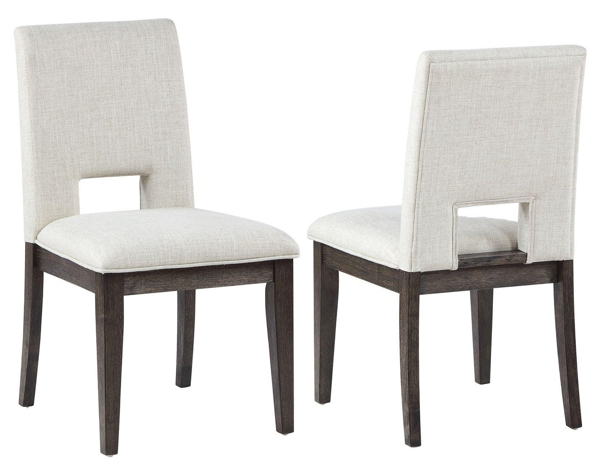Evan Linen-look Side Chair by Steve Silver at Eve Furniture