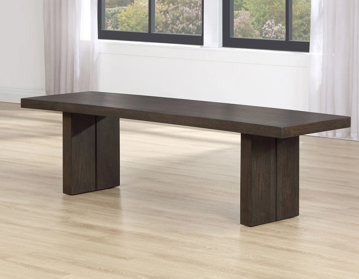 Evan Walnut Brown Dining Room Set by Steve Silver at Eve Furniture