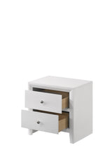 Evan White Nightstand by Crown Mark at Eve Furniture