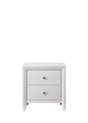 Evan White Nightstand by Crown Mark at Eve Furniture