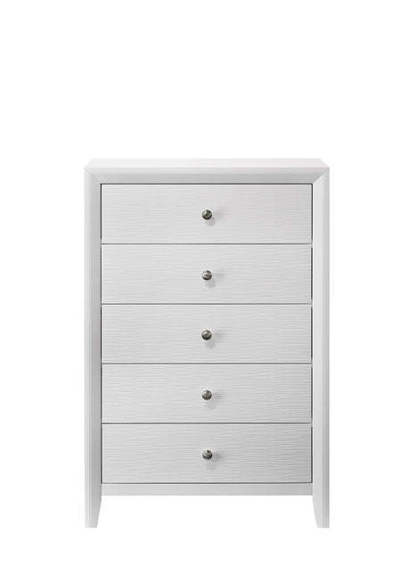 Evan White Panel Bedroom Set by Crown Mark at Eve Furniture
