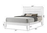 Evan White Panel Bedroom Set by Crown Mark at Eve Furniture