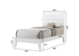 Evan White Panel Youth Bedroom Set by Crown Mark at Eve Furniture