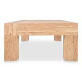 Evander Aged Oak Rectangle Coffee Table by MOES at Eve Furniture