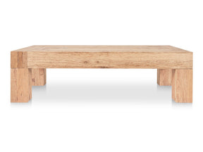 Evander Aged Oak Rectangle Coffee Table by MOES at Eve Furniture