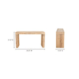 Evander Natural Console Table by Moe's Home at Eve Furniture