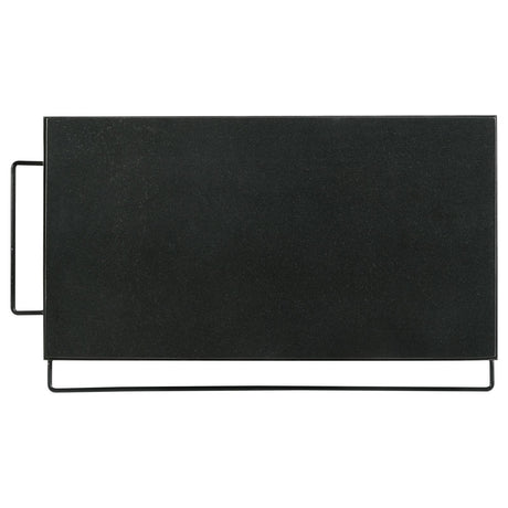 Evander Natural/Black Accent Storage Cart with Casters by Coaster at Eve Furniture