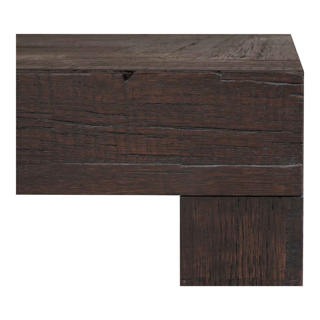 Evander Rustic Brown Coffee Table