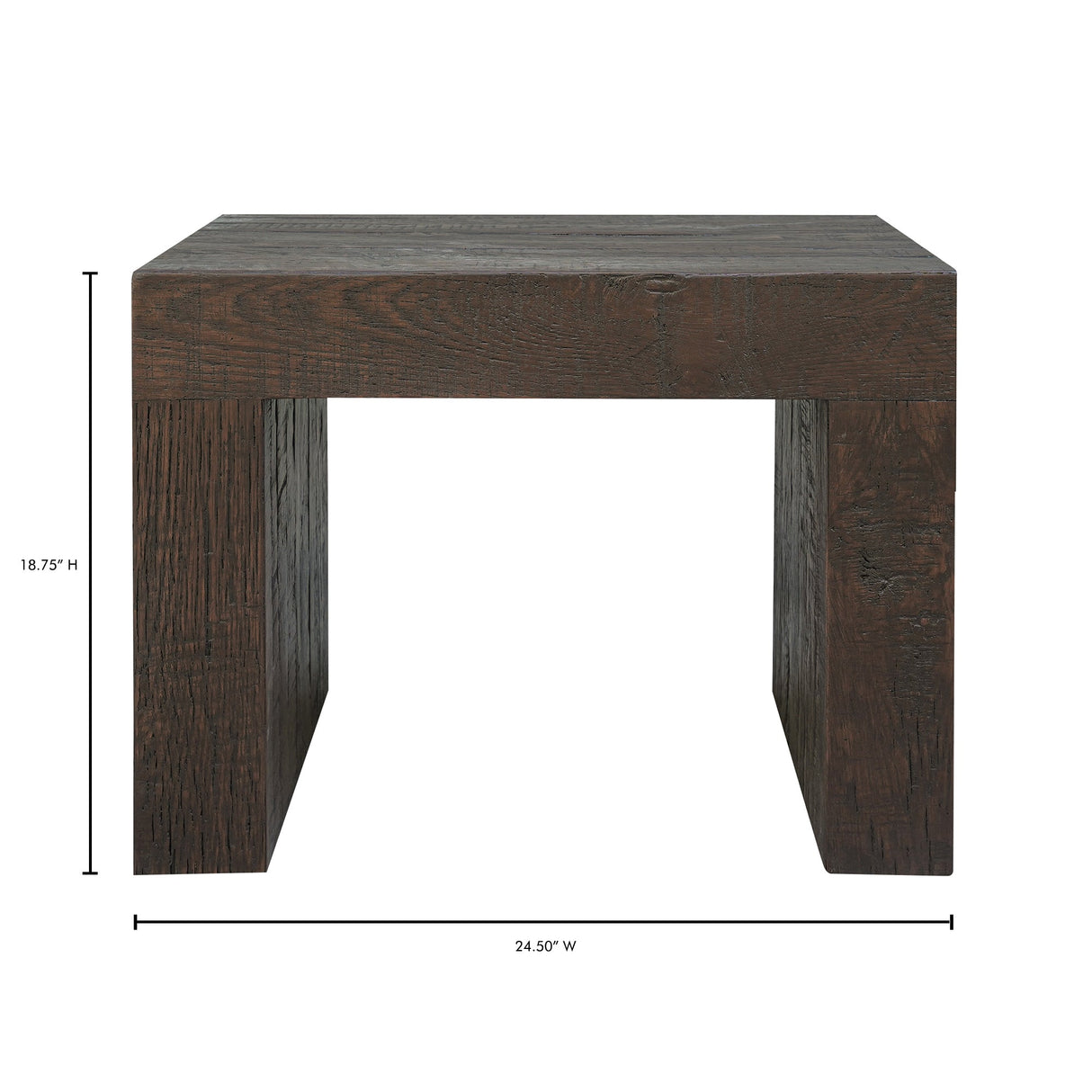 Evander Rustic Brown Dining Stool by MOES at Eve Furniture