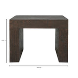 Evander Rustic Brown Dining Stool by MOES at Eve Furniture