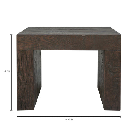 Evander Rustic Brown Dining Stool by MOES at Eve Furniture