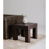 Evander Rustic Brown Side Table by MOES at Eve Furniture