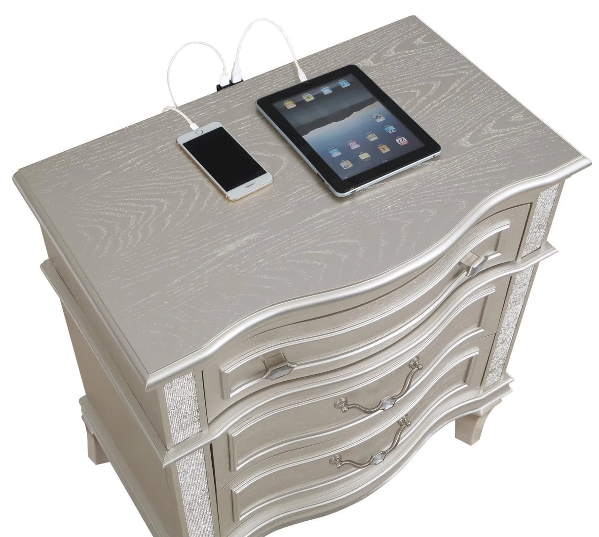 Evangeline 3-Drawer Nightstand by Coaster at Eve Furniture