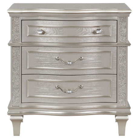 Evangeline 3-Drawer Nightstand by Coaster at Eve Furniture