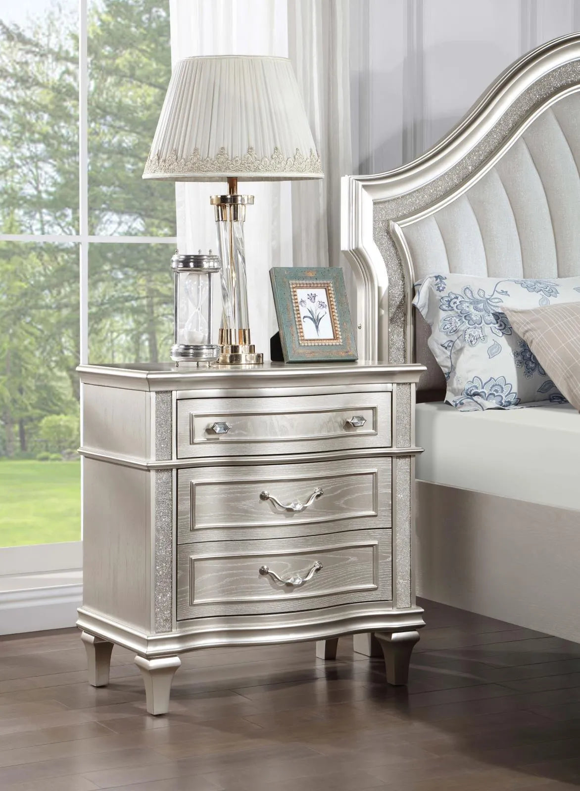 Evangeline 3-Drawer Nightstand by Coaster at Eve Furniture