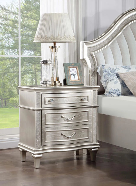 Evangeline 3-Drawer Nightstand by Coaster at Eve Furniture