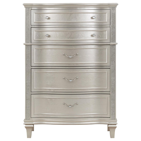 Evangeline Silver Oak 6-Drawer Chest