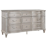 Evangeline Silver Oak 9-Drawer Dresser