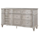 Evangeline Silver Oak 9-Drawer Dresser