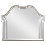 Evangeline Silver Oak Camel Top Dresser Mirror