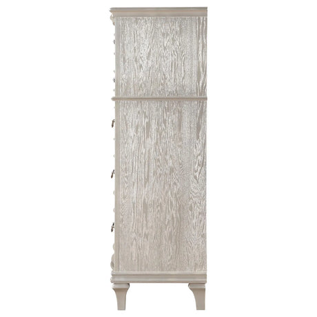 Evangeline Silver Oak 6-Drawer Chest by Coaster at Eve Furniture