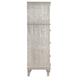 Evangeline Silver Oak 6-Drawer Chest by Coaster at Eve Furniture