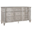 Evangeline Silver Oak 9-Drawer Dresser by Coaster at Eve Furniture