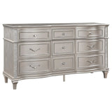Evangeline Silver Oak 9-Drawer Dresser by Coaster at Eve Furniture