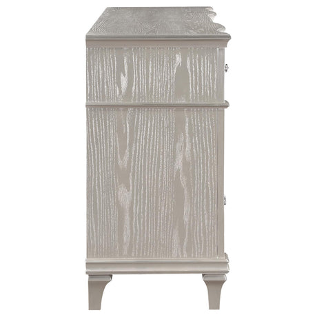 Evangeline Silver Oak 9-Drawer Dresser by Coaster at Eve Furniture