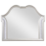 Evangeline Silver Oak Camel Top Dresser Mirror by Coaster at Eve Furniture