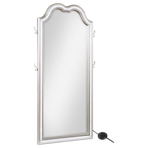 Evangeline Silver Oak Full Length LED Floor Mirror by Coaster at Eve Furniture