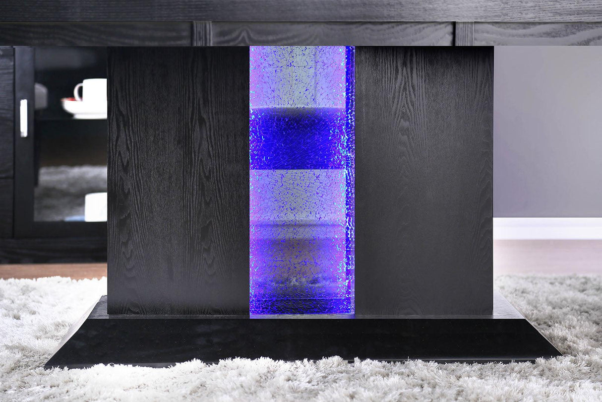 Evangeline Black/Beige Dining Table by Furniture of America at Eve Furniture