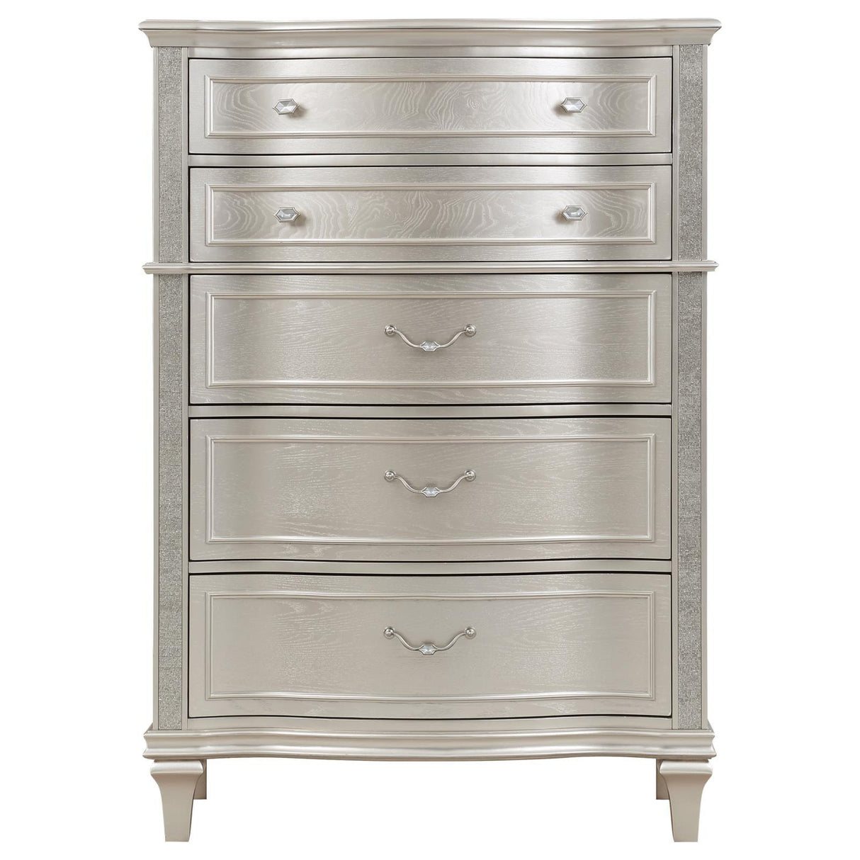 Evangeline Silver Oak 6-Drawer Chest by Coaster at Eve Furniture