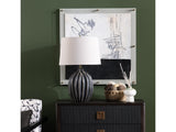 Evans Black/Oatmeal Table Lamp by Crestview at Eve Furniture