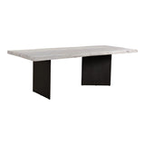 Evans Dining Table - White by Moe's Home at Eve Furniture