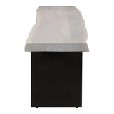 Evans White Dining Bench by MOES at Eve Furniture