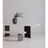 Evans White Dining Bench by MOES at Eve Furniture