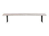 Evans White Dining Bench by MOES at Eve Furniture
