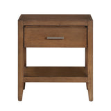 Evans Wire Brushed Light Brown Bedroom Set by Homelegance at Eve Furniture