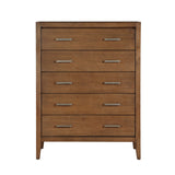 Evans Wire Brushed Light Brown Bedroom Set by Homelegance at Eve Furniture