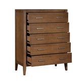 Evans Wire Brushed Light Brown Bedroom Set by Homelegance at Eve Furniture