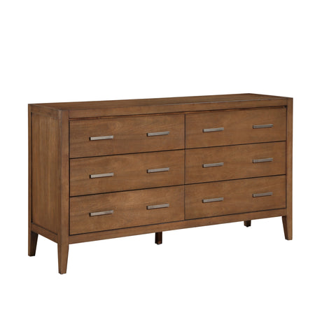Evans Wire Brushed Light Brown Bedroom Set by Homelegance at Eve Furniture