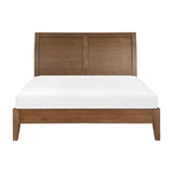 Evans Wire Brushed Light Brown California King Platform Bed by Homelegance at Eve Furniture