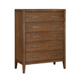 Evans Wire Brushed Light Brown Chest by Homelegance at Eve Furniture