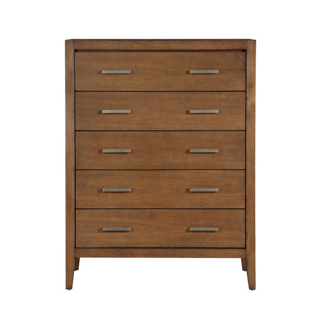Evans Wire Brushed Light Brown Chest by Homelegance at Eve Furniture