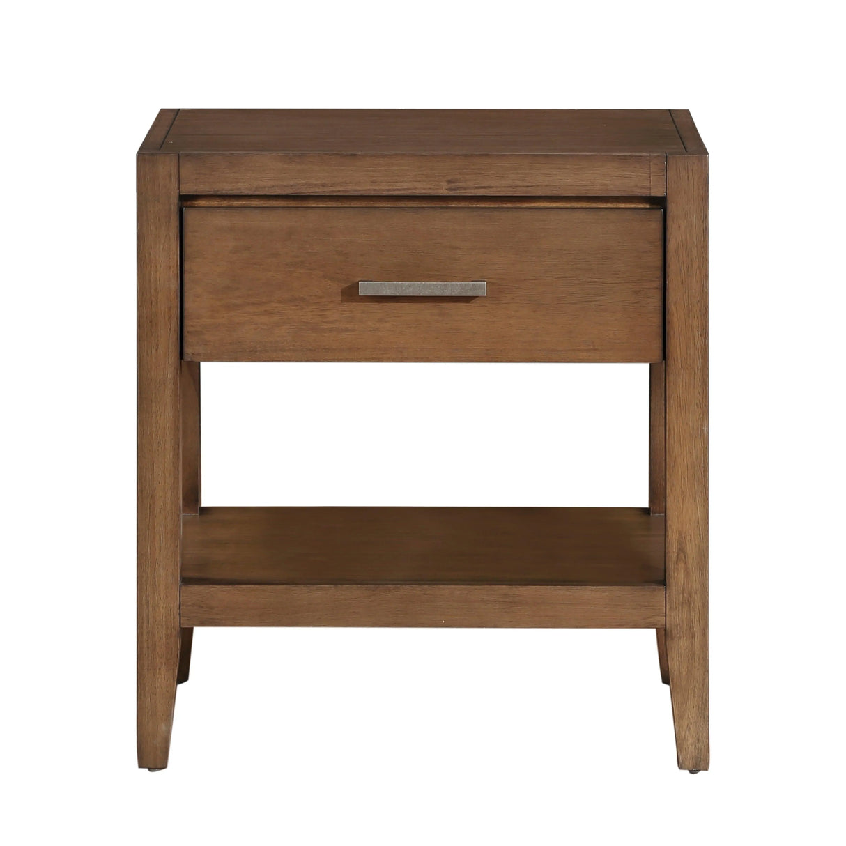 Evans Wire Brushed Light Brown Nightstand by Homelegance at Eve Furniture